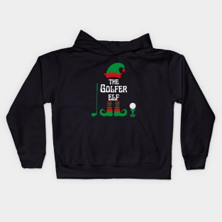 THE GOLFER ELF Kids Hoodie